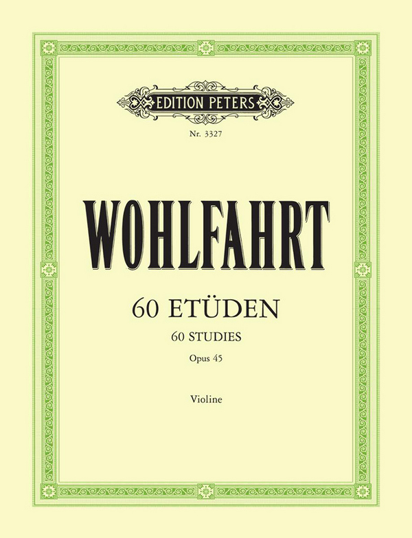 60 Etüden op.45  für Violine  