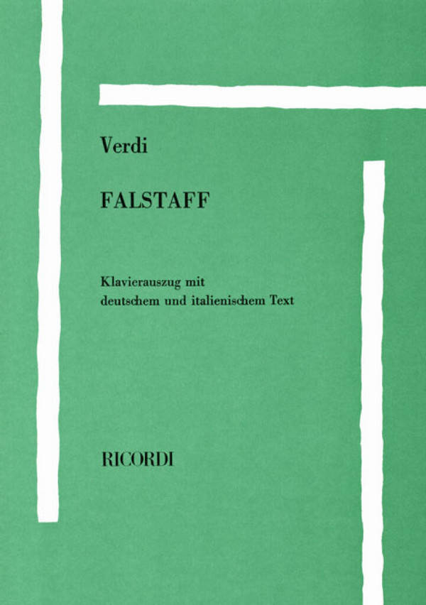 Falstaff Klavierauszug&nbsp;&nbsp;(dt/it, broschiert)&nbsp;&nbsp;