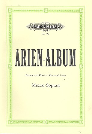Arien-Album 19 Arien&nbsp;&nbsp;für Mezzosopran und Klavier&nbsp;&nbsp;