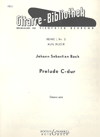 Prelude C-Dur&nbsp;&nbsp;für Gitarre&nbsp;&nbsp;