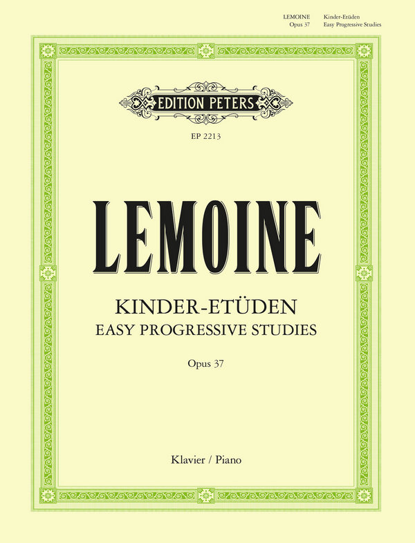 Kinder-Etüden op.37&nbsp;&nbsp;für Klavier&nbsp;&nbsp;