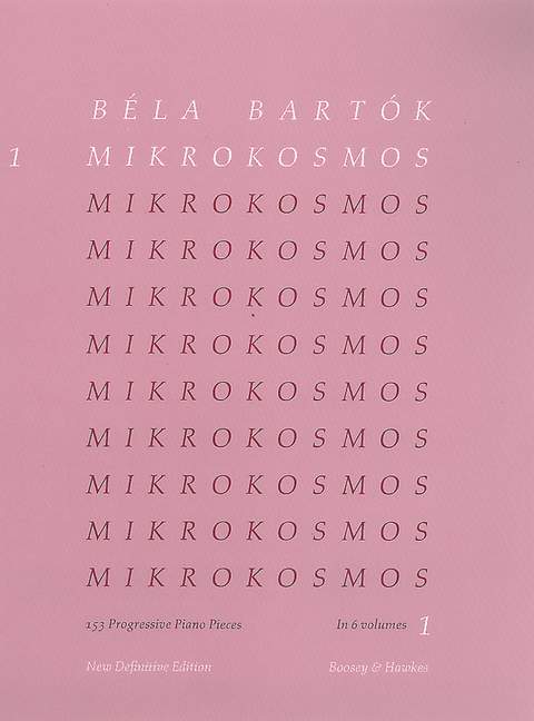 Mikrokosmos Band 1 (Nr.1-36)&nbsp;&nbsp;für Klavier (en/fr/dt/un)&nbsp;&nbsp;