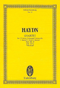 Streichquartett c-Dur op.33,3 Hob.III:39&nbsp;&nbsp;für Streichquartett&nbsp;&nbsp;Studienpartitur