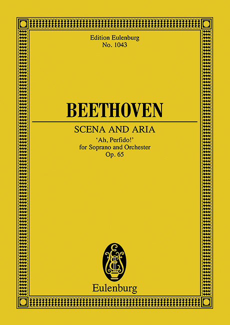 Ah Perfido op.65 Szene und Arie  für Sopran und Orchester  Studienpartitur (it)
