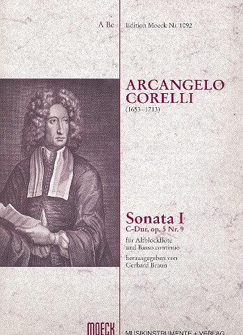 Sonate C-Dur op.5,9   für Altblockflöte und Klavier  