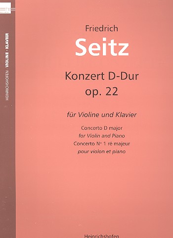 Konzert D-Dur Nr.2 op.22  für Violine und Klavier  