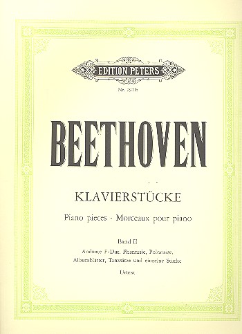 Klavierstücke Band 2&nbsp;&nbsp;für Klavier&nbsp;&nbsp;