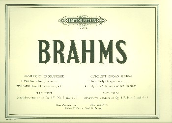 Sämtliche Orgelwerke Band 2 11 Choralvorspiele op.122&nbsp;&nbsp;für Orgel&nbsp;&nbsp;