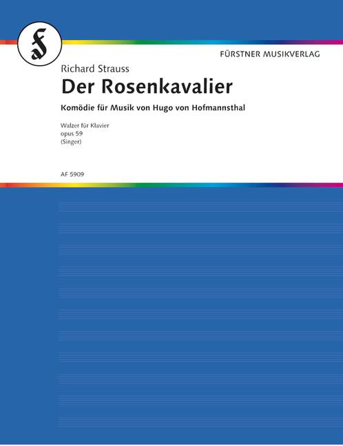 Rosenkavalier-Walzer op.59&nbsp;&nbsp;für Klavier&nbsp;&nbsp;