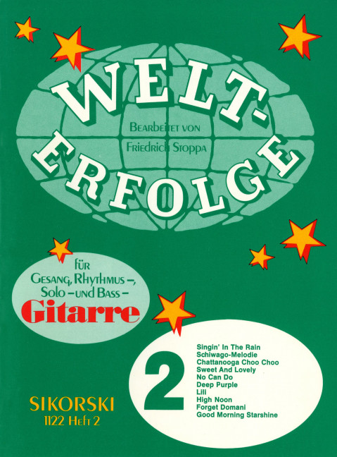 Welterfolge Band 2: für&nbsp;&nbsp;Gesang und Gitarre&nbsp;&nbsp;