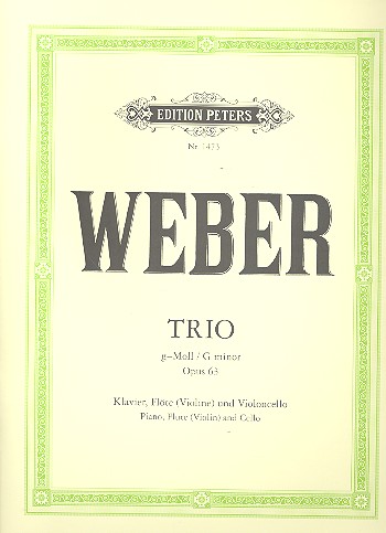 Trio g-Moll op.63&nbsp;&nbsp;für Flöte, Violoncello und Klavier&nbsp;&nbsp;