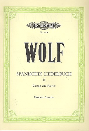 Spanisches Liederbuch Band 2&nbsp;&nbsp;für Singstimme (original) und&nbsp;&nbsp;Klavier (dt/en)