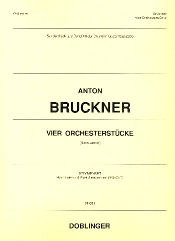 Marsch d-moll und 3 Sätze&nbsp;&nbsp;für Orchester&nbsp;&nbsp;Stimmenset
