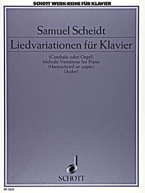 Liedvariationen&nbsp;&nbsp;für Klavier (Cembalo, Orgel)&nbsp;&nbsp;