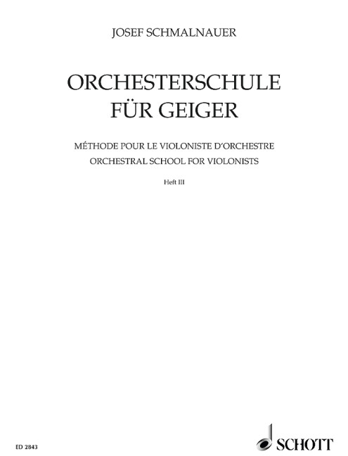 Orchesterschule für Geiger Band 3&nbsp;&nbsp;für Violine&nbsp;&nbsp;