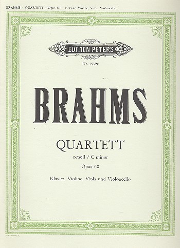 Quartett c-Moll&nbsp;&nbsp;für Klavier und Streichtrio&nbsp;&nbsp;