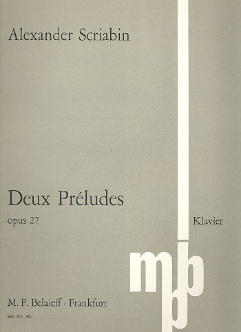 2 Préludes op.27  für Klavier  