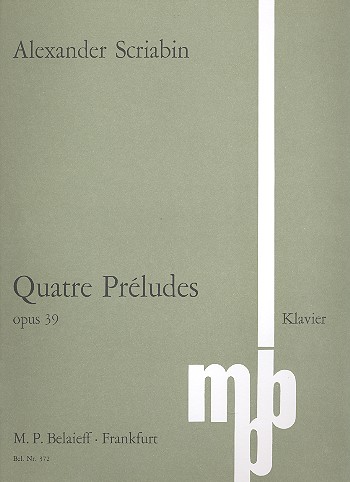 Préludes op.39  für Klavier  