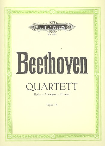 Quartett Es-Dur op.16&nbsp;&nbsp;für Klavier und Streichtrio&nbsp;&nbsp;Stimmen