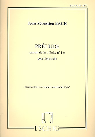 Präludium BWV1007&nbsp;&nbsp;für Gitarre&nbsp;&nbsp;