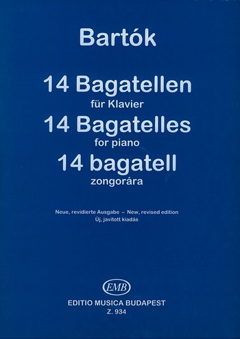 14 Bagatellen op.6  für Klavier  