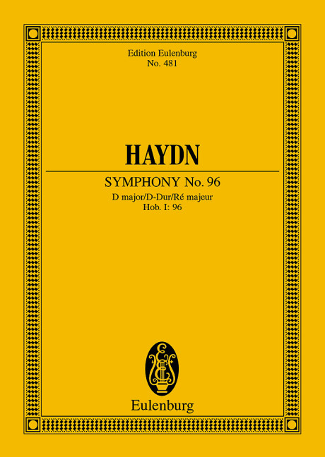 Sinfonie D-Dur Nr.96 Hob.I:96&nbsp;&nbsp;für Orchester&nbsp;&nbsp;Studienpartitur