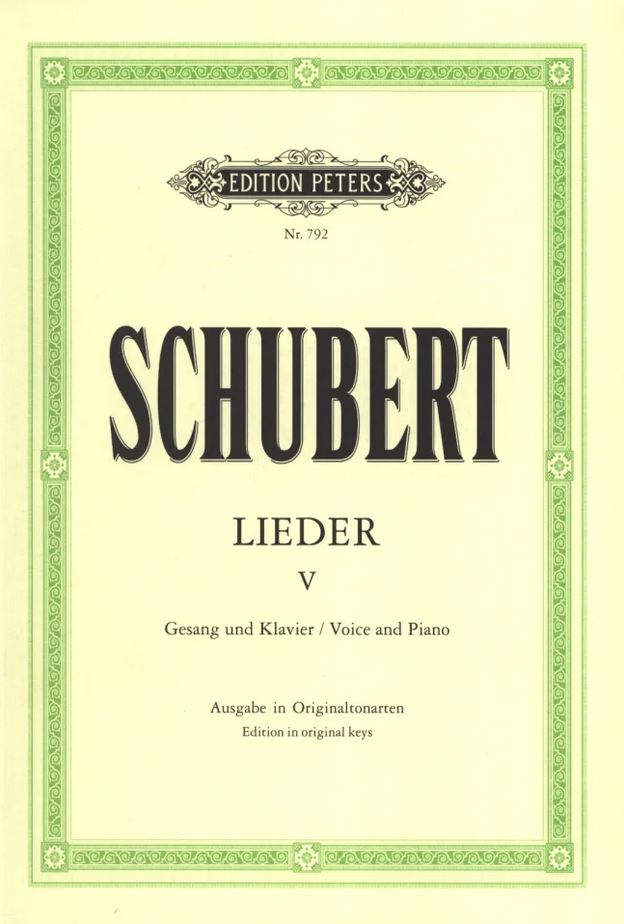 Lieder Band 5&nbsp;&nbsp;für Gesang (hoch) und Klavier&nbsp;&nbsp;