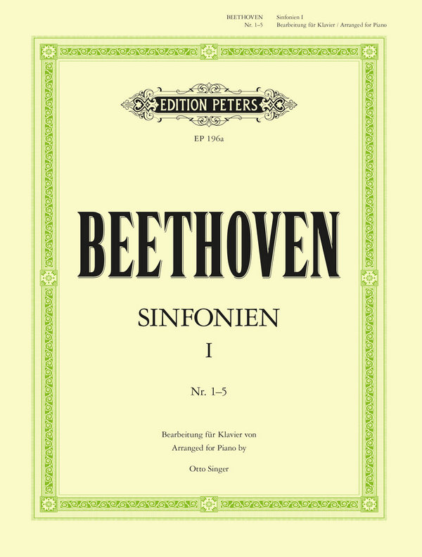 Sinfonien Band 1 (Nr.1-5)&nbsp;&nbsp;für Klavier&nbsp;&nbsp;