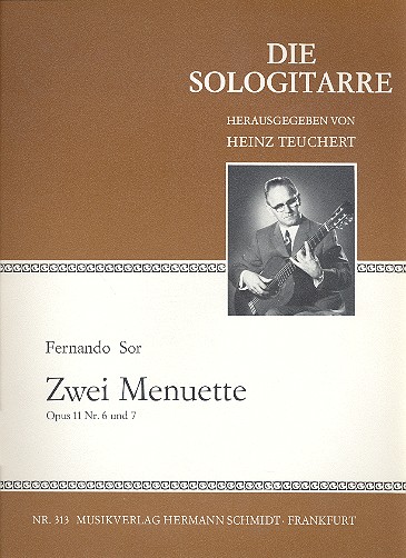 2 Menuette op.11,6-7  für Gitarre  