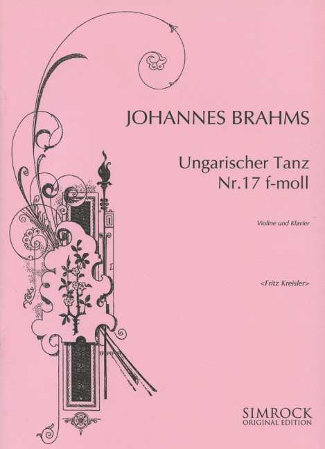 Ungarischer Tanz Nr.17&nbsp;&nbsp;für Violine und Klavier&nbsp;&nbsp;