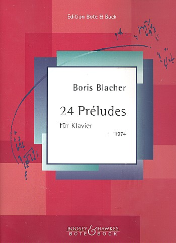 24 Preludes (1974)  für Klavier  