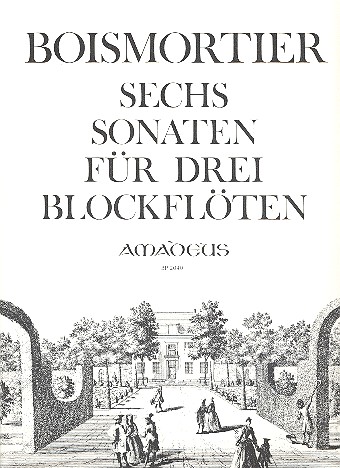 6 Sonaten op.7   für 3 Altblockflöten ohne Bass  Spielpartitur
