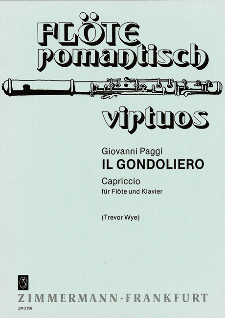 Il gondoliero capriccio&nbsp;&nbsp;für Flöte und Klavier&nbsp;&nbsp;
