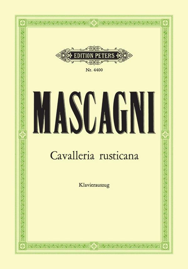 Cavalleria rusticana&nbsp;&nbsp;&nbsp;&nbsp;Klavierauszug (dt/it)