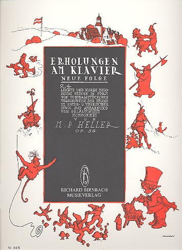 Erholungen am Klavier op.56  24 leichte und kurze melodische  Etüden für Klavier