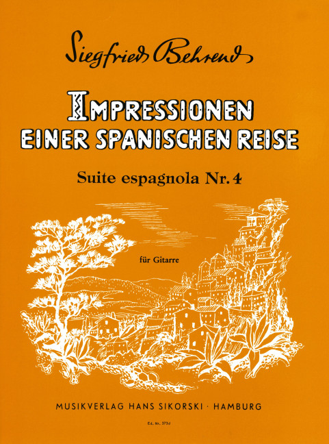 Impressionen einer spanischen  Reise Band 4 für Gitarre  