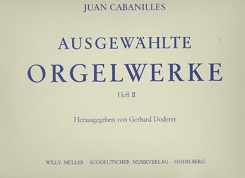 Ausgewählte Orgelwerke Band 2  (Nr.11-20)  