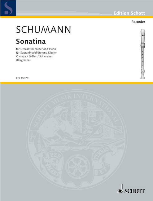Sonatina g major&nbsp;&nbsp;for soprano recorder and piano&nbsp;&nbsp;