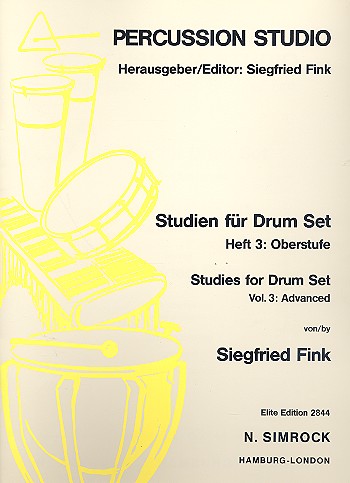 Studien für Drumset Band 3 - Oberstufe  für Drumset  