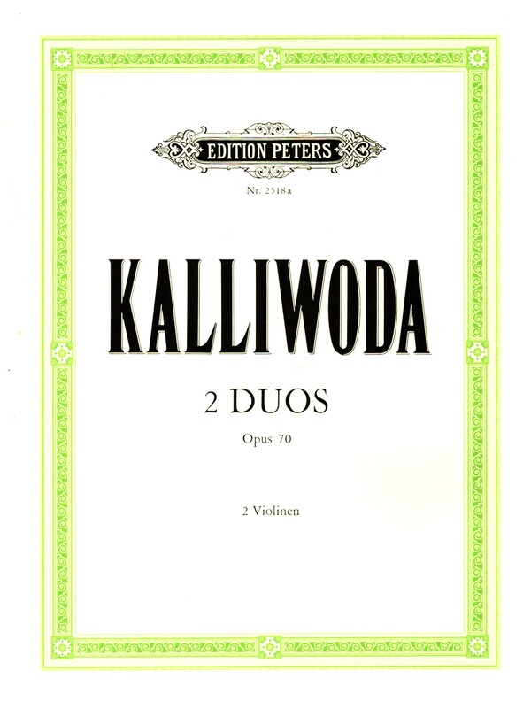 2 Duos op.70  für 2 Violinen  Stimmen