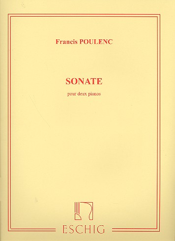 Sonate pour 2 pianos&nbsp;&nbsp;2 Stimmen&nbsp;&nbsp;