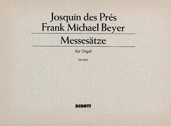 Messesätze  für Orgel  