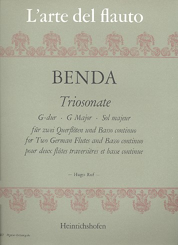 Triosonate G-Dur für 2 Flöten  und Bc  