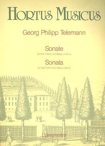 Sonate B-Dur&nbsp;&nbsp;für 3 Violinen und Bc&nbsp;&nbsp;