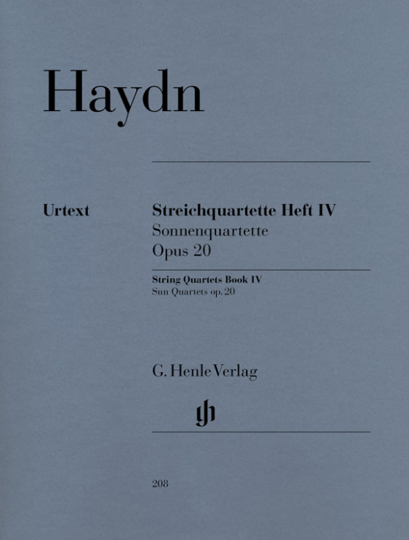 Streichquartette Band 4 op.20&nbsp;&nbsp;&nbsp;&nbsp;Stimmen