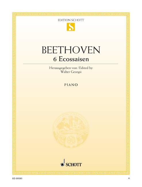 6 Ecossaisen  für Klavier  