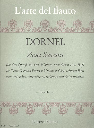 2 Sonaten   für 3 Querflöten (Violine, Oboe) ohne Bass  3 Spielpartituren