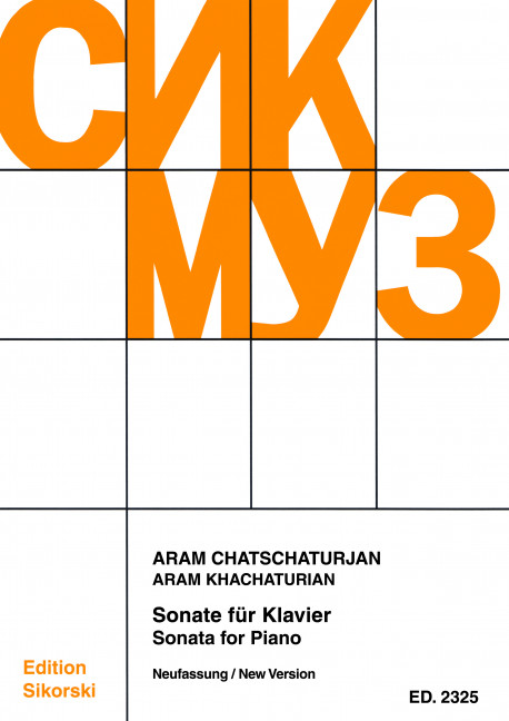 Sonate &nbsp;&nbsp;für Klavier&nbsp;&nbsp;Neufassung