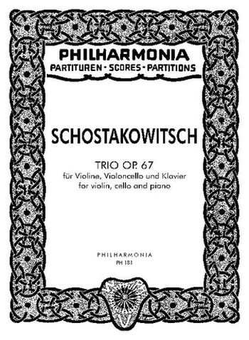 Klaviertrio op.67    Studienpartitur