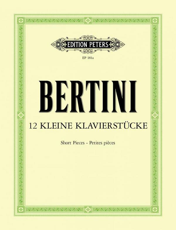 12 kleine Stücke und Präludien für Anfänger  für Klavier  